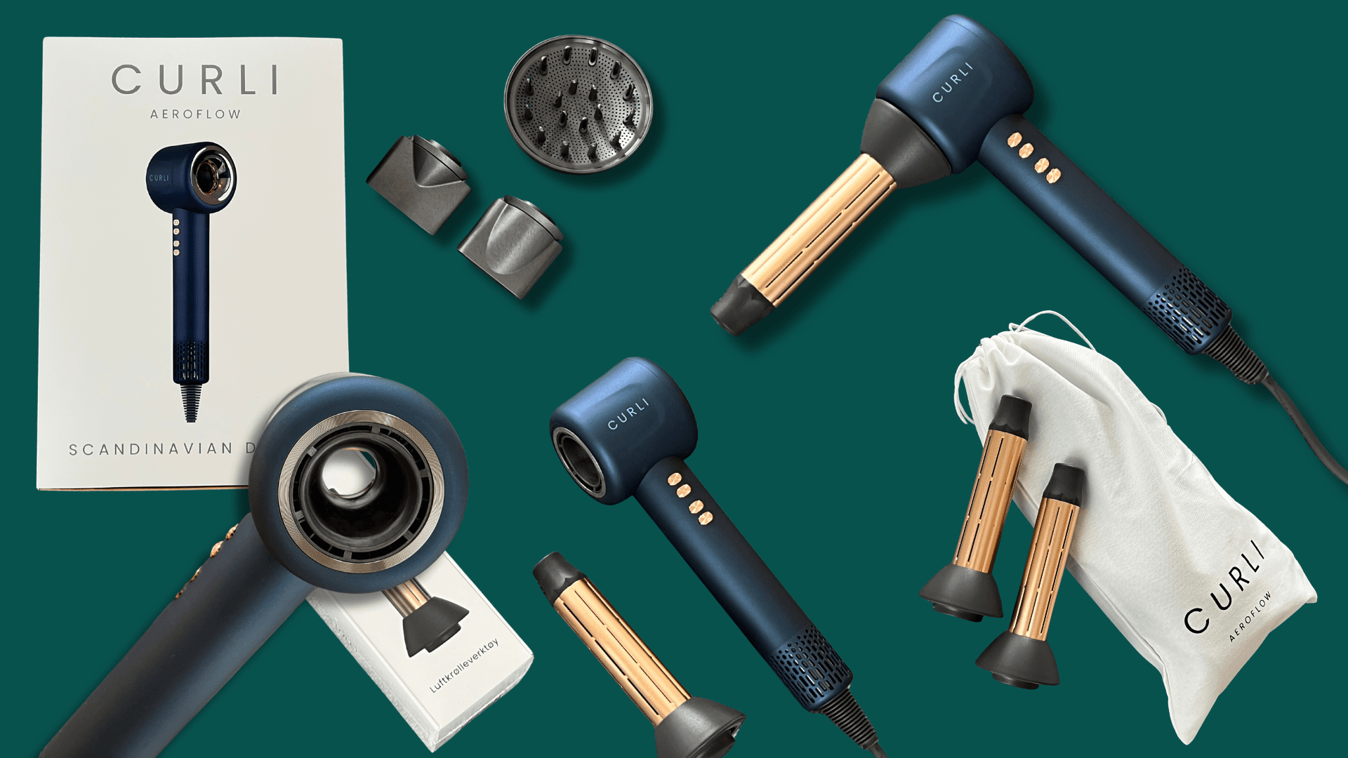 Curli AeroFlow hårfön