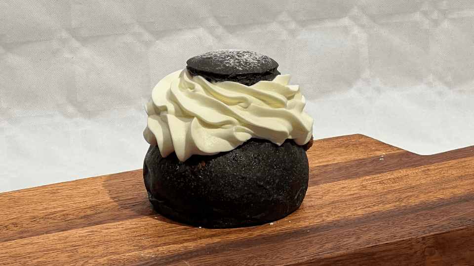 Lakrits semla från Ritorno bageri i Stockholm