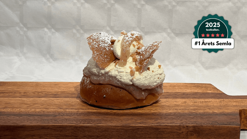 Semla från Mellqvist kaffebar i Vasastan